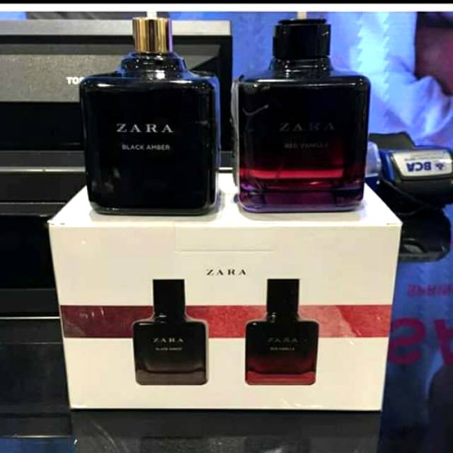 BEST SELLER!! Parfum cewek Red Vanilla & Black Amber ZARA Original