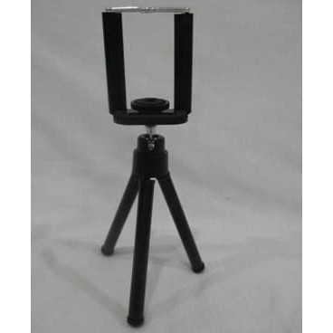 Holder Smartphone Tripod Mini Hitam + Holder U