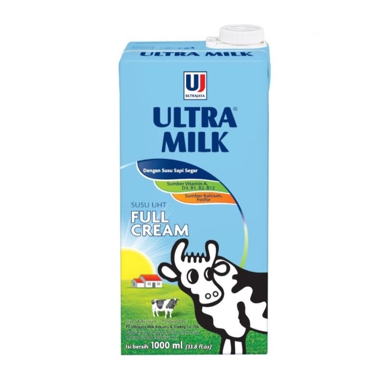 

Susu Ultra Milk Full Cream 1000 mL