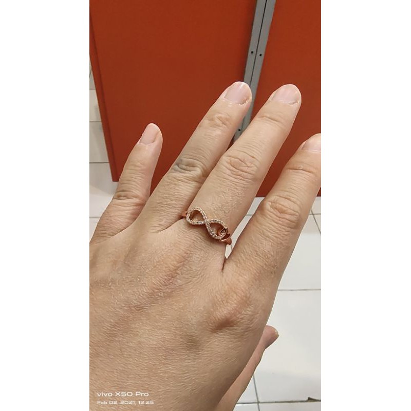 Cincin replika berlian zircon 10201