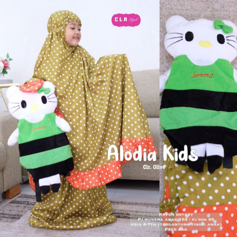 alodia mukena kids cla hijab