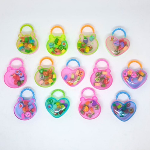 

Small Bag Eraser Penghapus Mini Lucu dengan Tas Motif Love atau