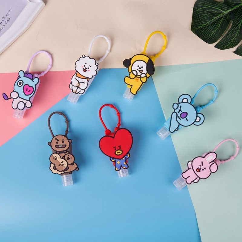 Botol Hand Sanitizer BTS-BT21 Impor / Hand Sanitizer / Botol Hand Sanitizer Gantung