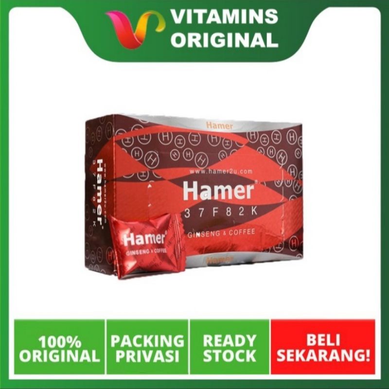HAMER CANDY COFFE + GINSENG ORIGINAL 1 Box 30 Pcs