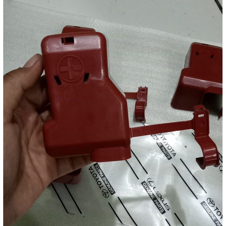 cover tutup kepala aki mobil toyota innova fortuner hilux, dll original hrg satuan