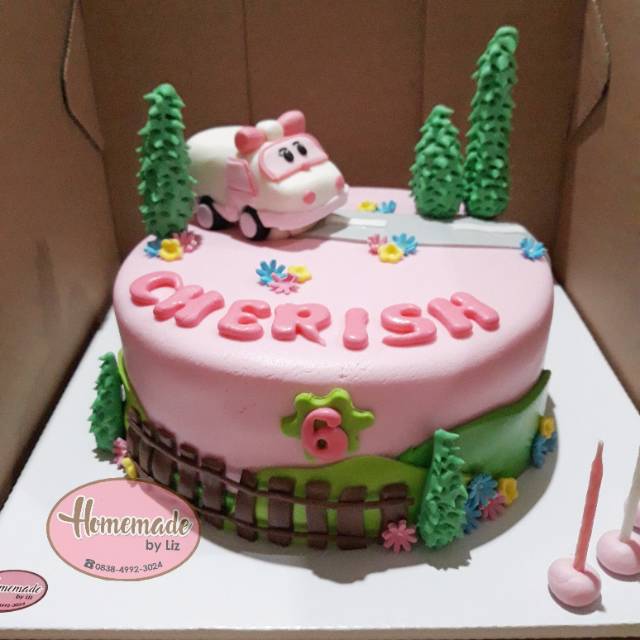 

Kue Ulang Tahun Anak tema Robocar Poli Amber - CIKARANG