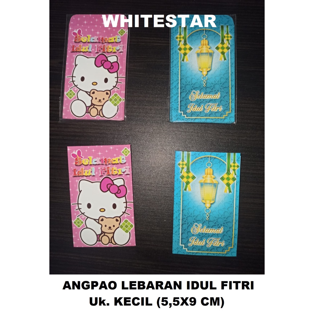 

angpao lebaran idul fitri - kecil (ukuran 5,5x9cm) - 10 lembar angpau