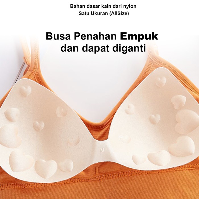 BH Wanita BusaSport Bra Bh Wanita Olahraga Senam Gym Fitness Alsize tanpa kawat