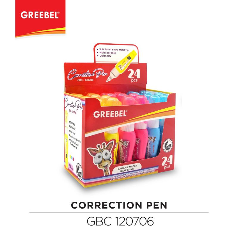 365 GREEBEL Tipe-X / GREEBEL Correction Pen GBC 120706 (PCS)