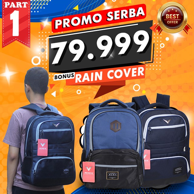 SERBA 79 RIBU TAS RANSEL SEKOLAH PRIA SD SMP SMA KULIAH KERJA LAPTOP TERMURAH TERBARU AWET KEREN