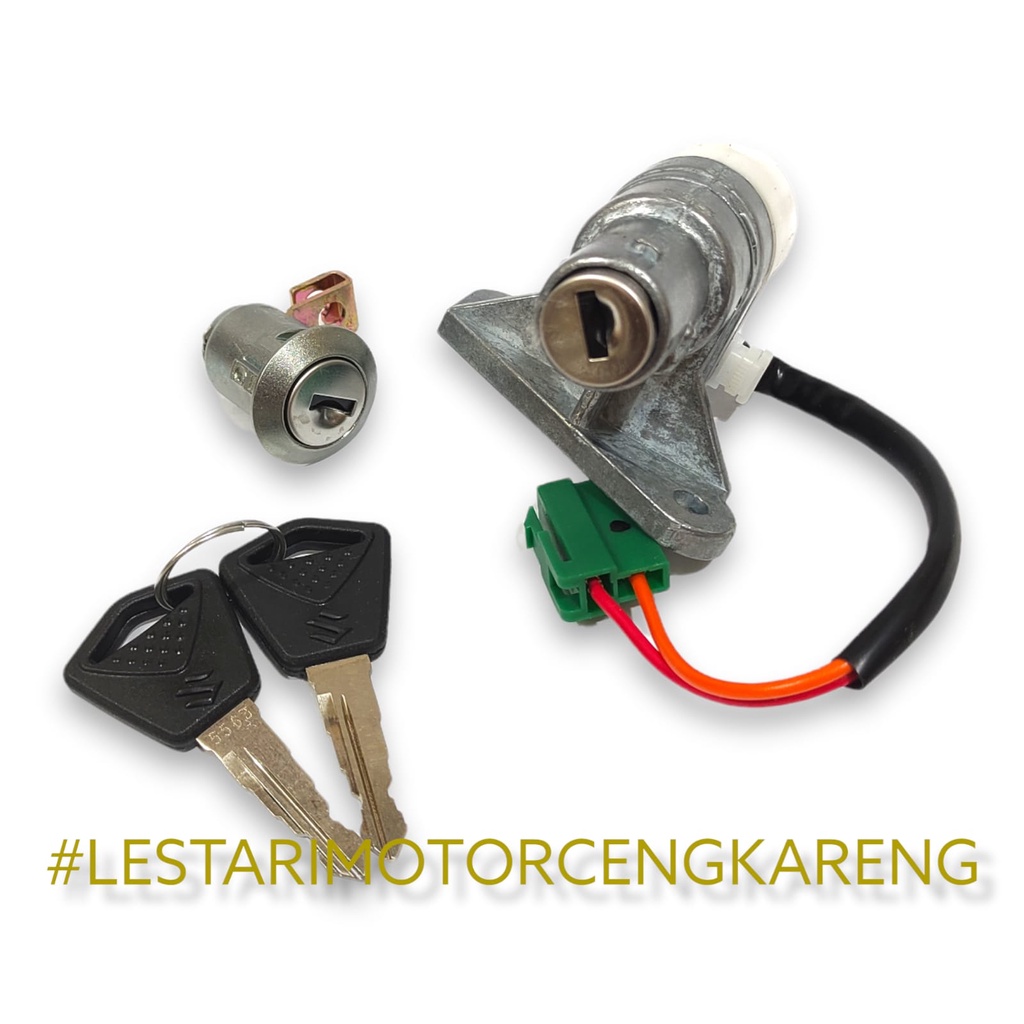 KUNCI KONTAK SET SUZUKI SMASH SPIN KT-2164 DZ ASLI MINDA KOMPLIT