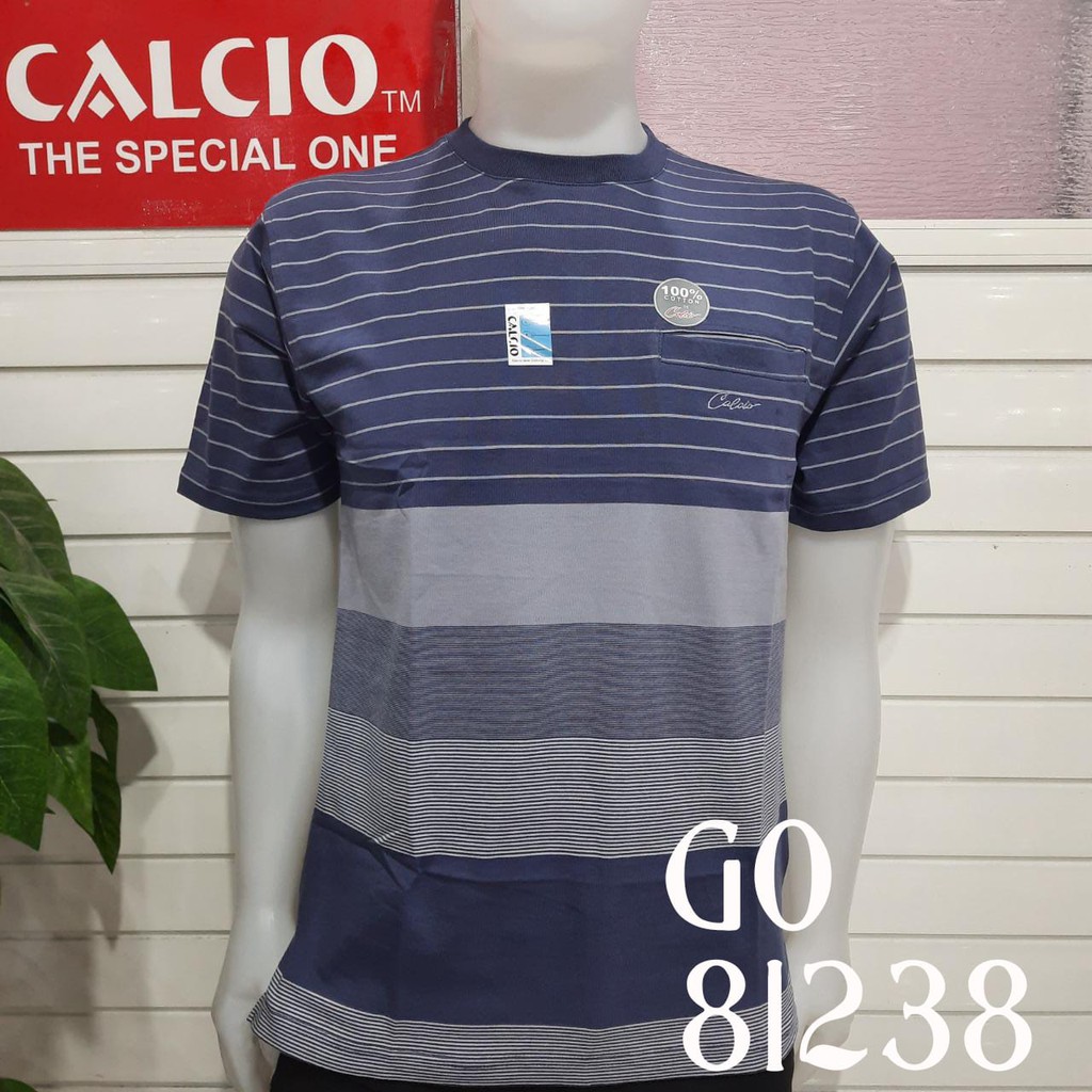 gos CALCIO KAOS OBLONG SAKU Atasan Baju Pria Branded Original Calcio OB1