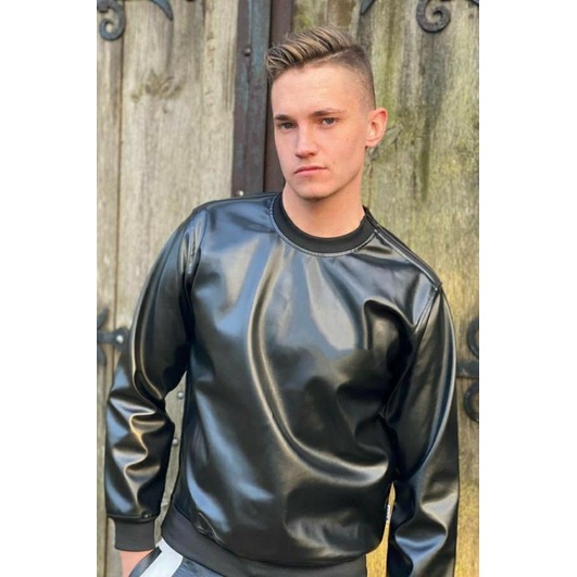 (New Trend) Jaket Kulit Pria Model Sweater Original Elegant Brownie ARL Silverstone RFLA Ariel Noah