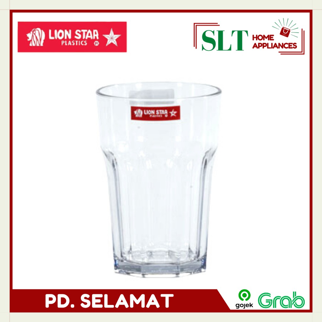 Jual Lion Star Gelas Murano Glass 500 Ml Gelas Akrilik Gelas Mika Shopee Indonesia 4546