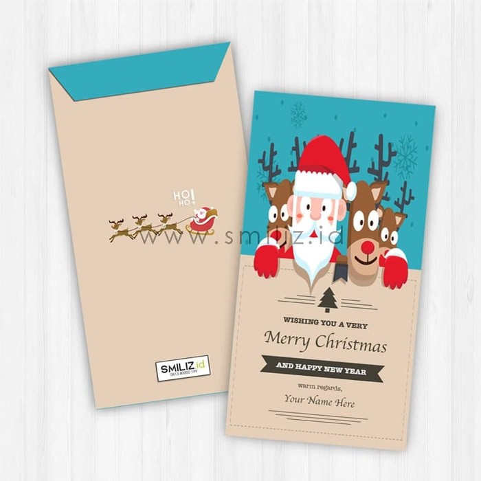 

Cute Santa Claus Christmas Angpao Custom 2116