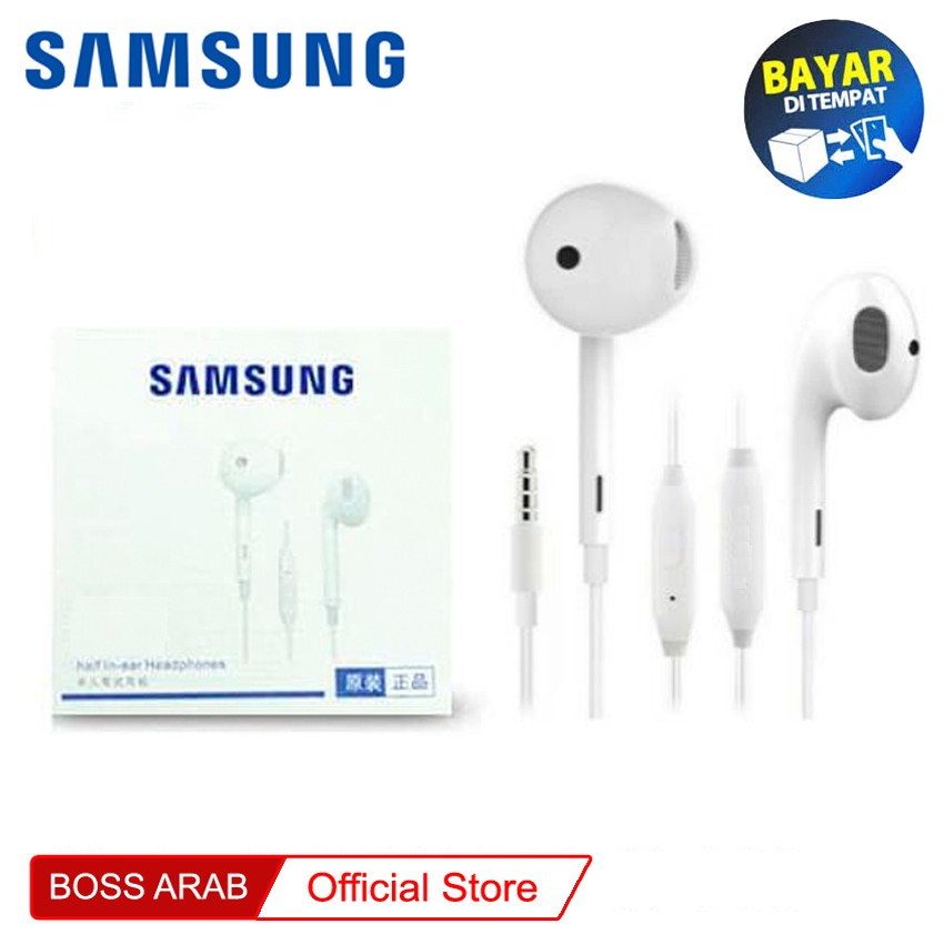 Original Handset Handsfree Earphone Untuk Handphone SAMSUNG Model R12