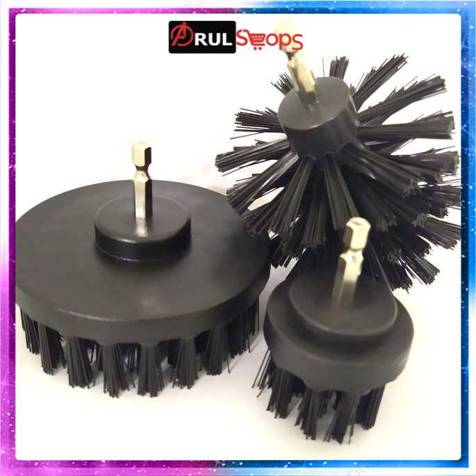 ARS - MSHIER Kepala Sikat Bor Elektrik Power Cleaning Brush Head 3PCS DB003B