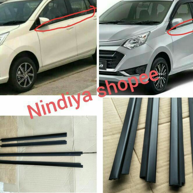 karet list pelipit pintu calya sigra weather strip calya sigra