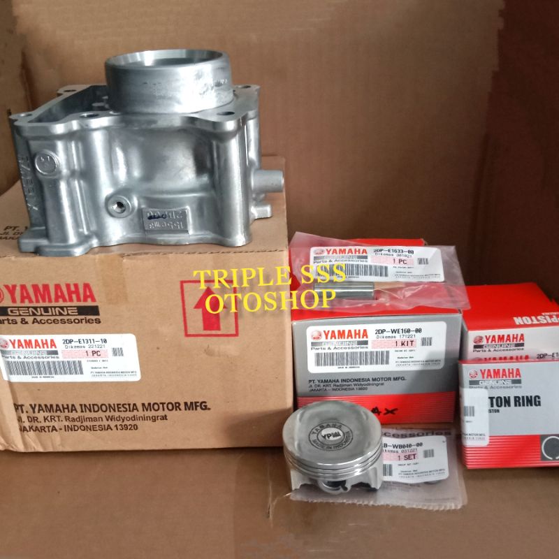 BORING BLOK SET / ONLY PISTON KIT ORIGINAL YAMAHA NMAX N-MAX (2DP)