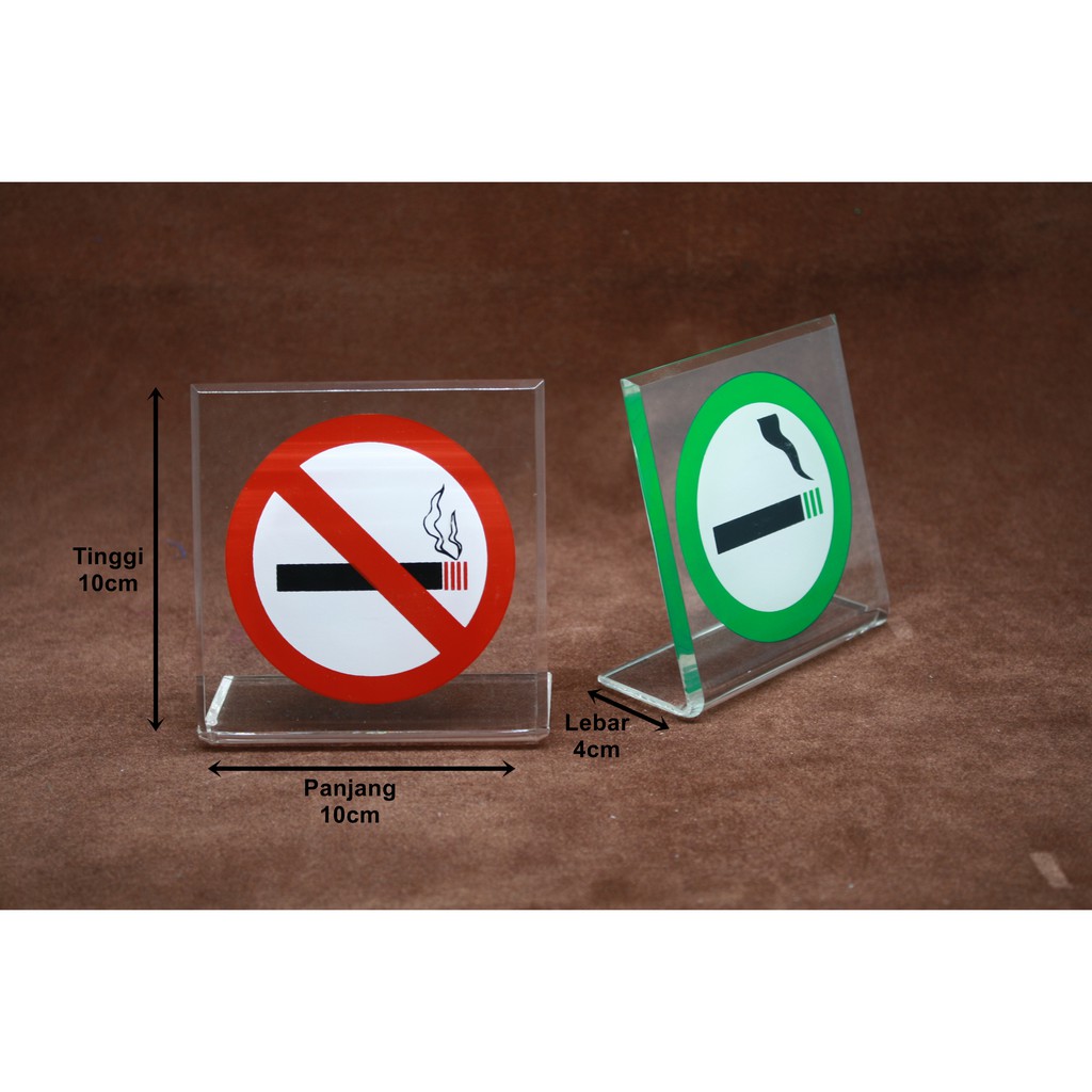 

Acrylic Sign Smoking/No Smoking Area 10x10