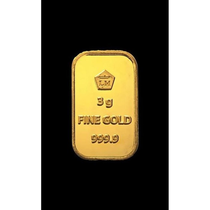 Logam Mulia LM Antam 3 gram Emas Batangan