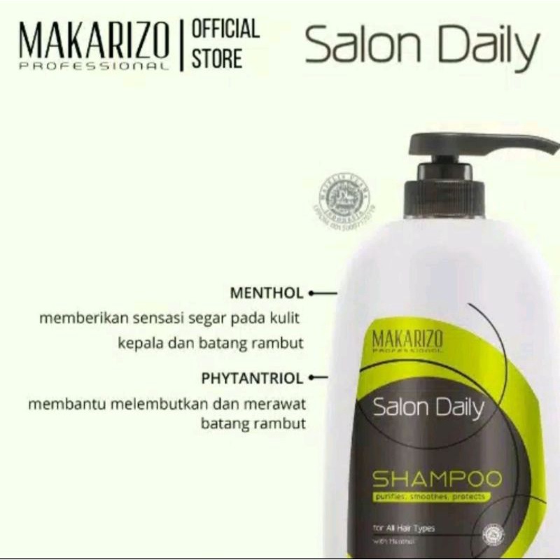 SHAMPOO RAMBUT MAKARIZO BIG SIZE DAILY