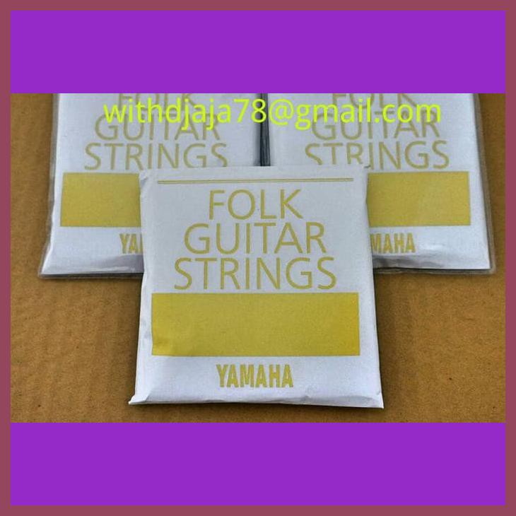 SENAR GITAR AKUSTIK STEEL ORIGINAL YAMAHA ASLI ( 1 SET )