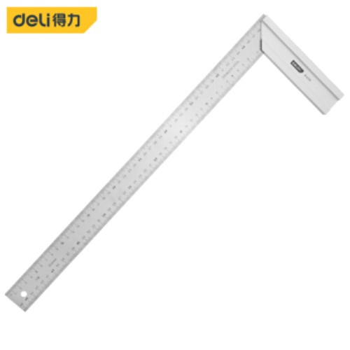 Deli Steel Angle Ruler / Penggaris Siku Besi 50cm Pengukur Sudut Siku-Siku Alat Perkakas DL4038