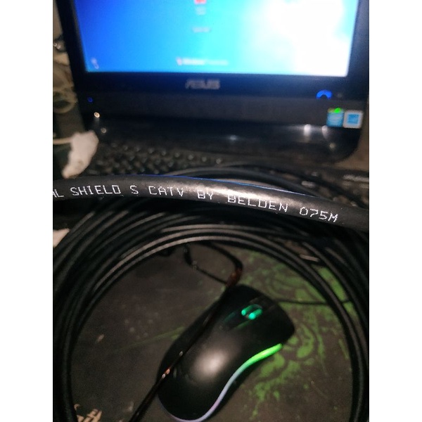 KABEL ANTENA RG6 BELDEN DENGAN KONEKTOR BELDEN