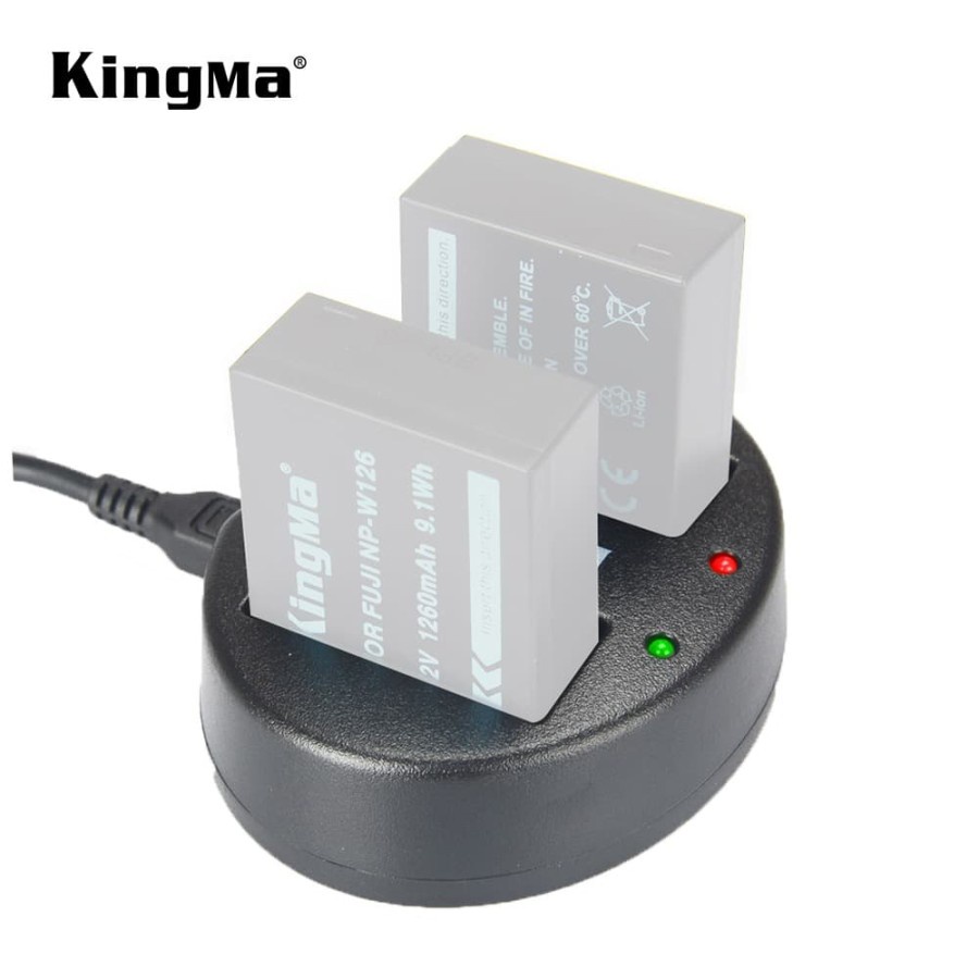 Charger KINGMA NP-W126 for fujifilm XA3 XA5 XA10 XT10 XT20 XT100 X100F