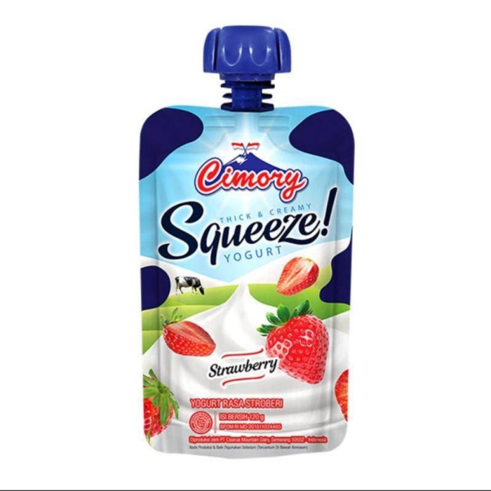 

101bfbb Yogurt Cimory Squeeze Strawberry 120Ml Xa201As