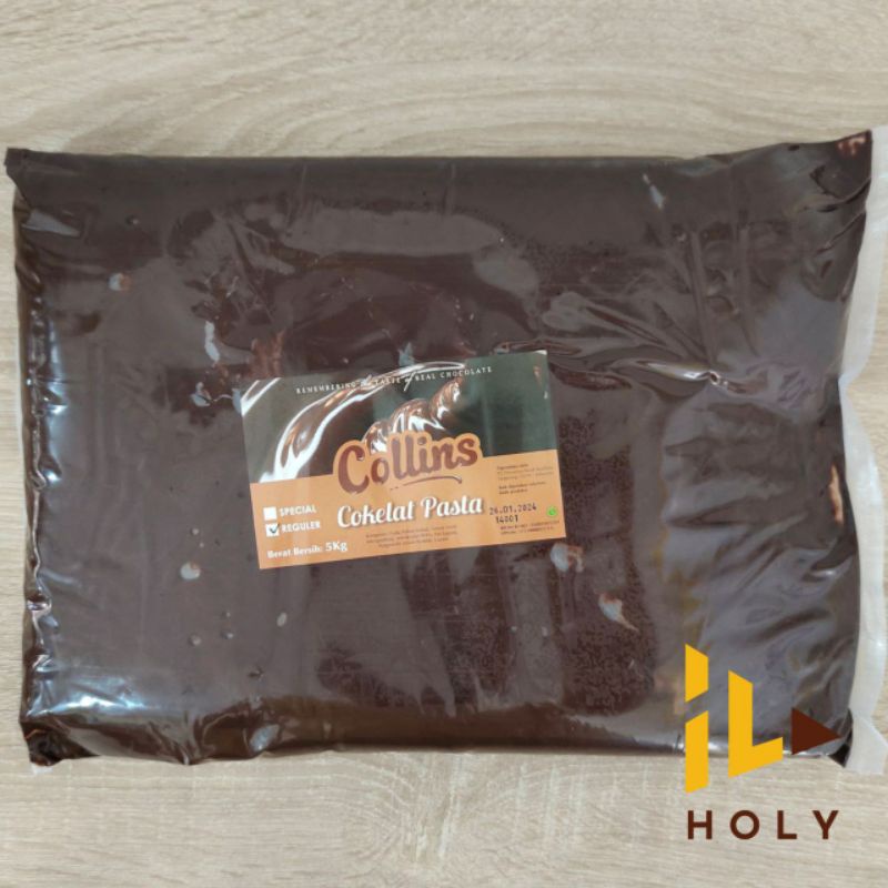 

Filling COLLINS Coklat Pasta PILLOW (5KG) / 5kg Coklat Pasta Isian Roti Kue Cake Bolen