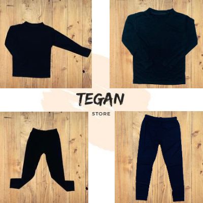 Setelan Manset dan Legging Anak 1-10 Tahun Warna ( Hitam ) Lengan Panjang Anak Perempuan dan Laki-La