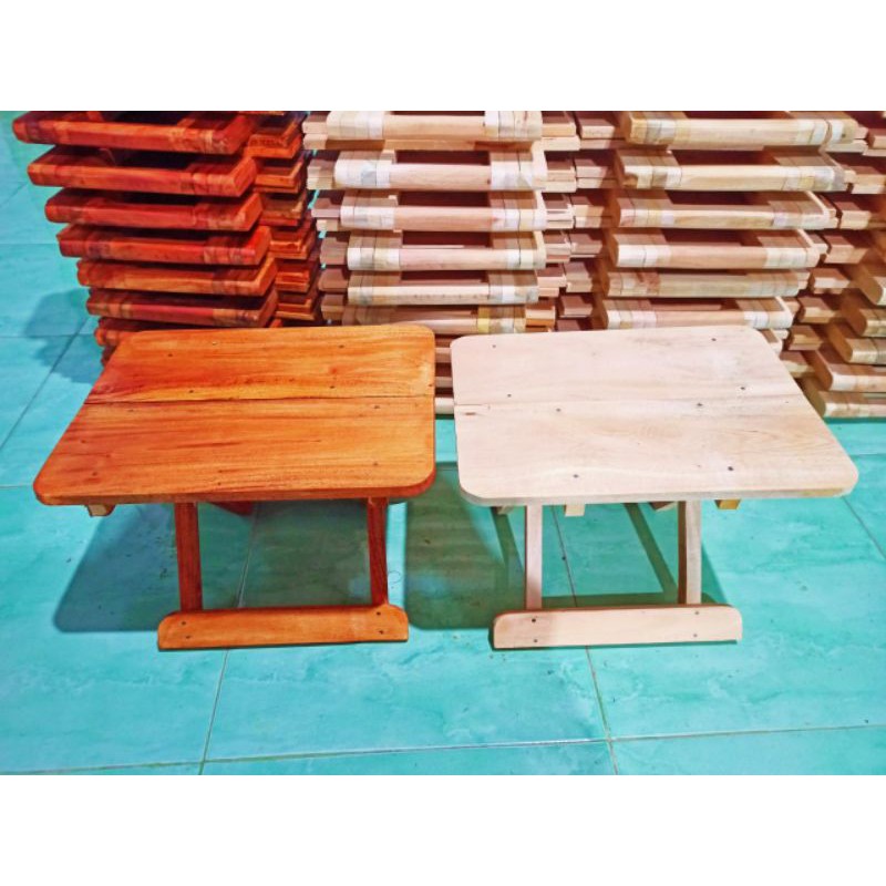 Meja lipat kayu Meja kayu lipat Rehal kayu Rekal kayu Meja lipat murah plitur