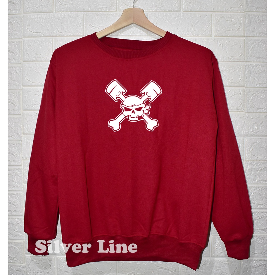 Sweater Crewneck pria/wanita Sablon termurah /bisa COD