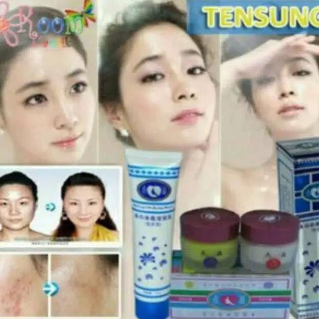 Terbaik Paket Lengkap Cream Pemutih Muka / Wajah Tensung