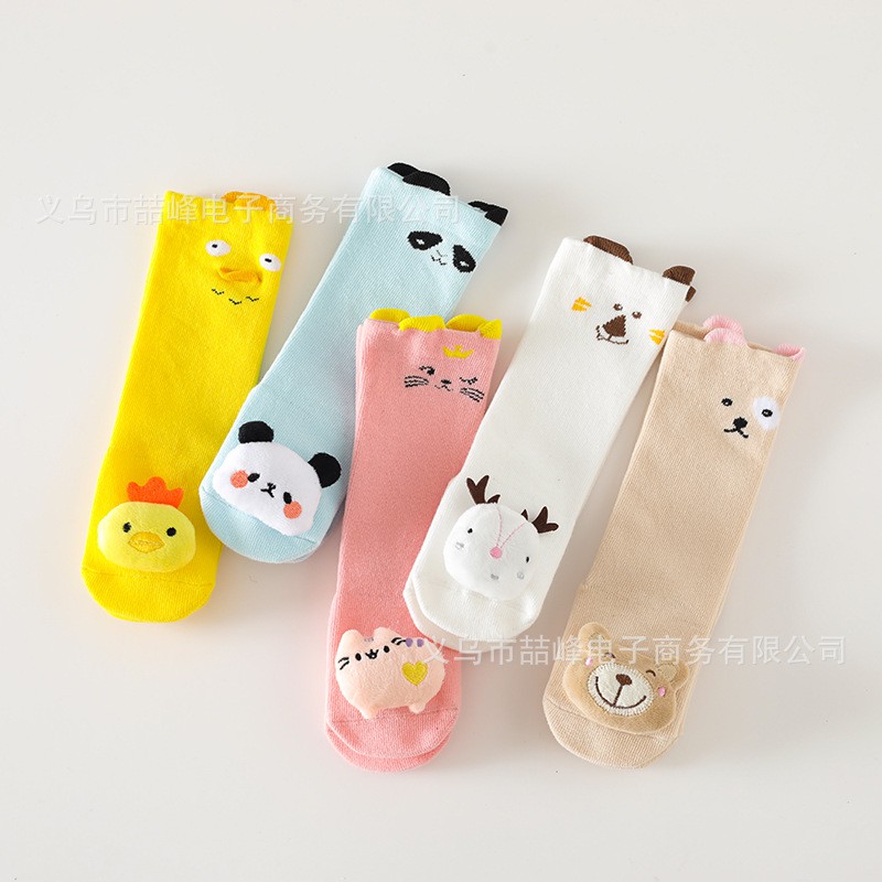 BABY STORE01 - JJB KAOS KAKI PANJANG BAYI MOTIF / KAOS KAKI ANAK PANJANG DENGAN BONEKA TIMBUL