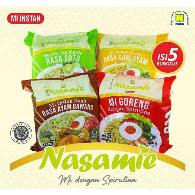 

MIE SPIRULINA MIE INSTANT HIJAU TERLARISS