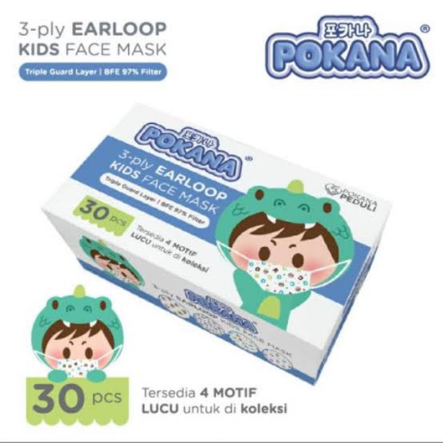 Masker Pokana Anak dan Dewasa