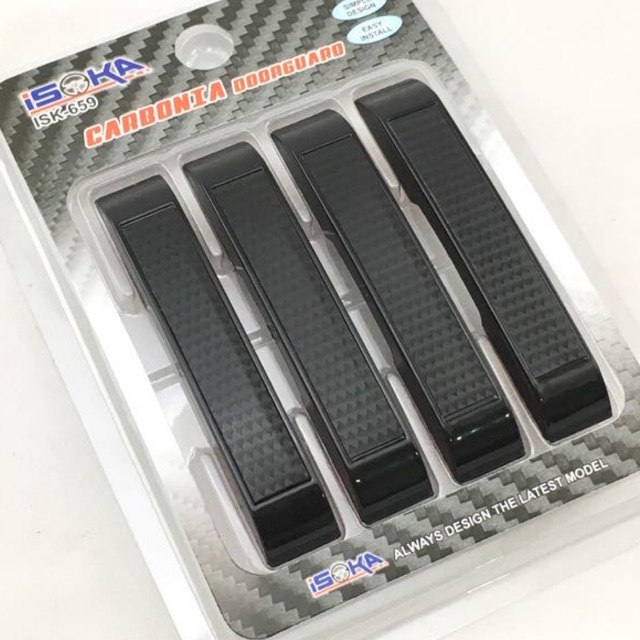 DOOR GUARD PELINDUNG SAMPING PINTU MOBIL DOORGUARD CARBON KARBON