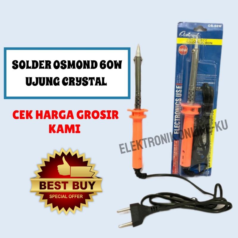 SOLDER OSMOND 60W UJUNG CRYSTAL