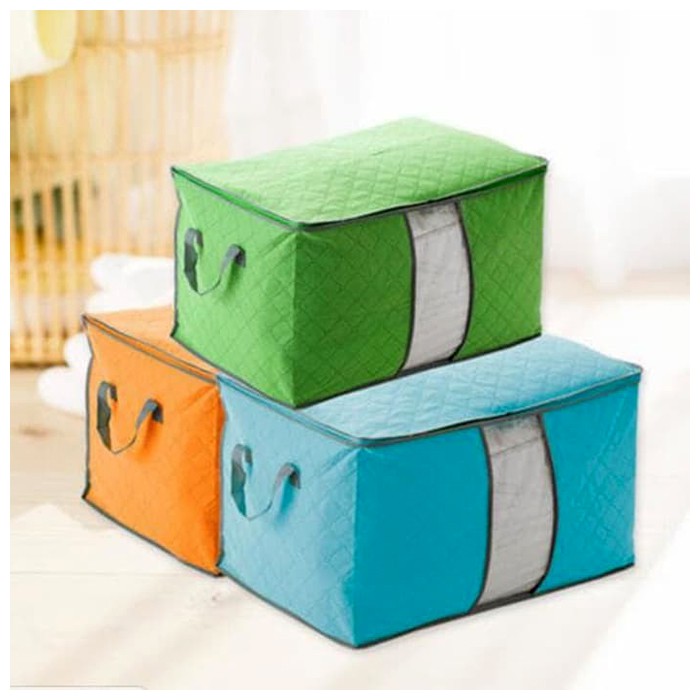 Tempat Penyimpanan Selimut Bedcover Pakaian Tas Multifungsi STORAGE BAG 99 Organizer