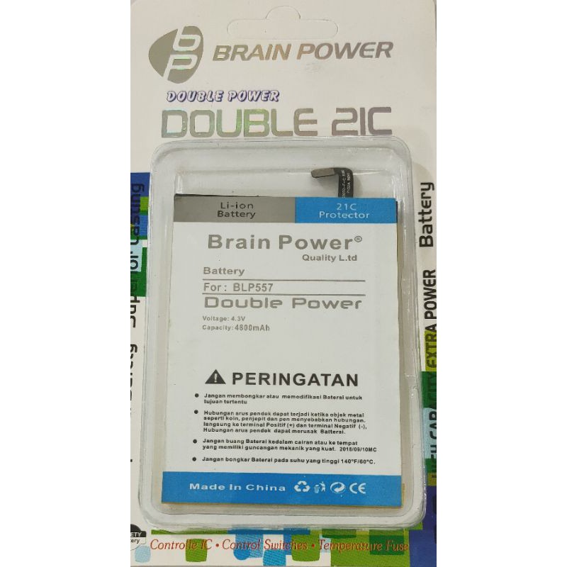 Battery batre Oppo N1 BLP 557 Brain power