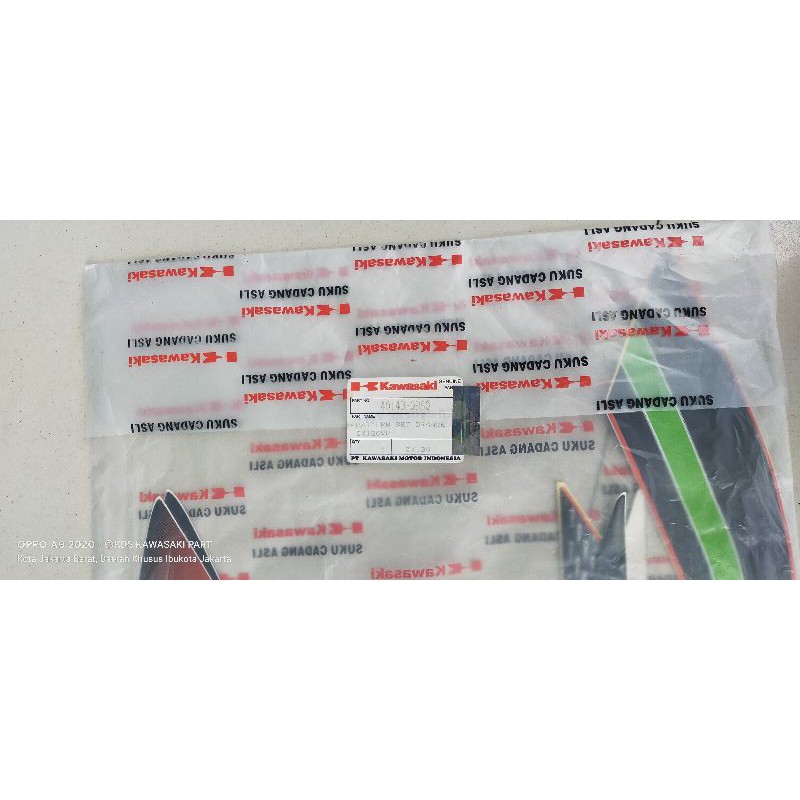 list body motor Kawasaki ZX 130 orens 206
