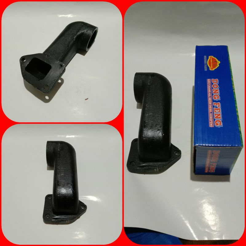 Kaki knalpot / Elbow knalpot / dudukan knalpot / leher knalpot S 1110 / S 1115 Dongfeng