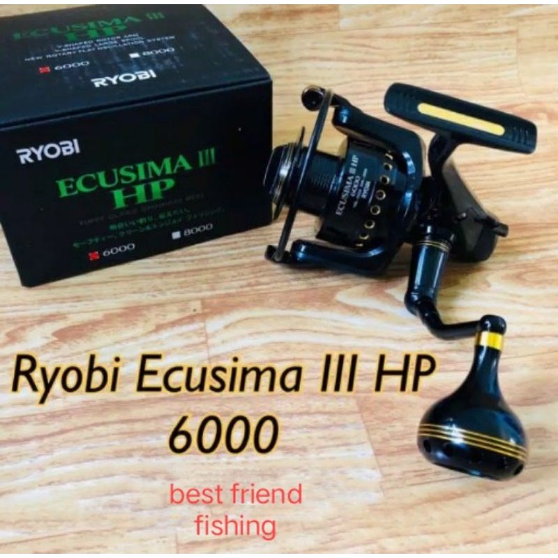 REEL RYOBI ECUSIMA III HP 6000 8000 Sudah Power Handle