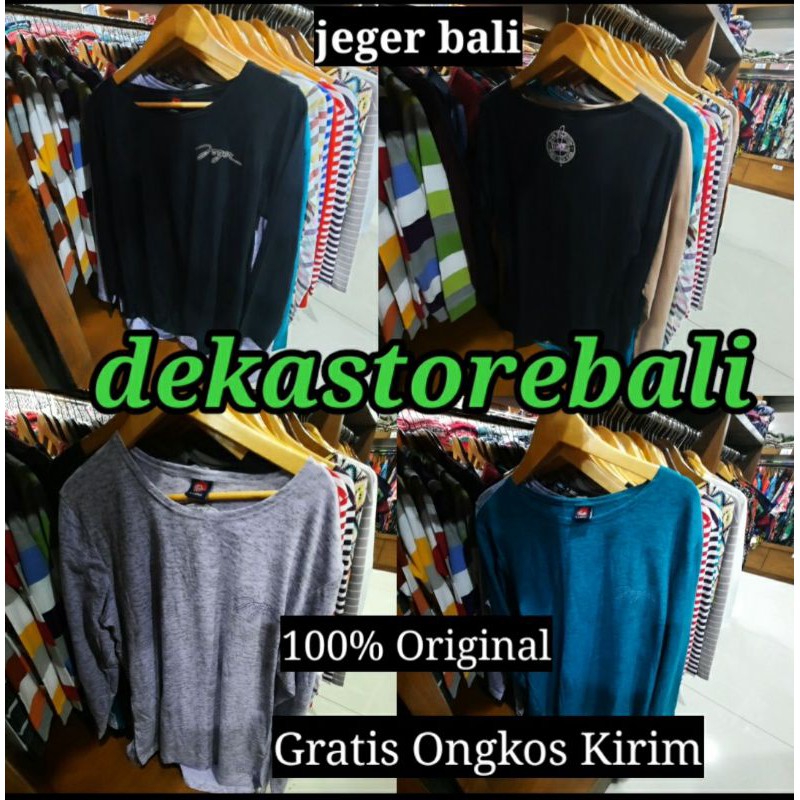 Kaos Lengan Panjang Polos JOGER BALI Original Size S - XL