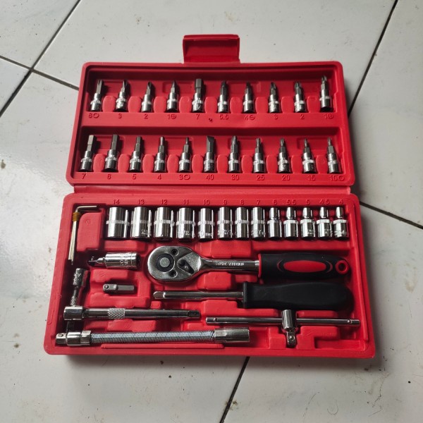 Kunci Sok / Kunci Shock SET 46PCS Lengkap Murah Praktis