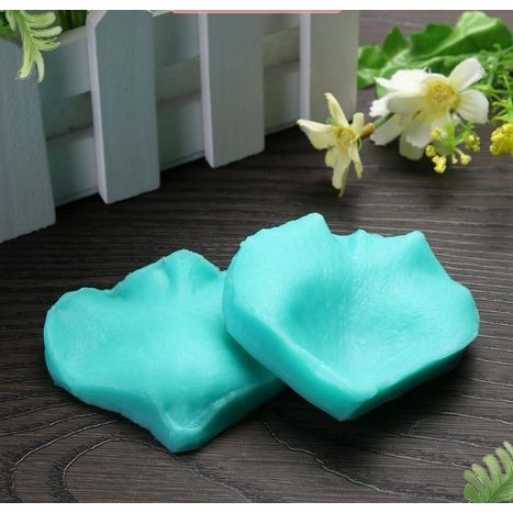 Deep Texture Silicone Mold - Rose Petal Shape #01 (2pcs)