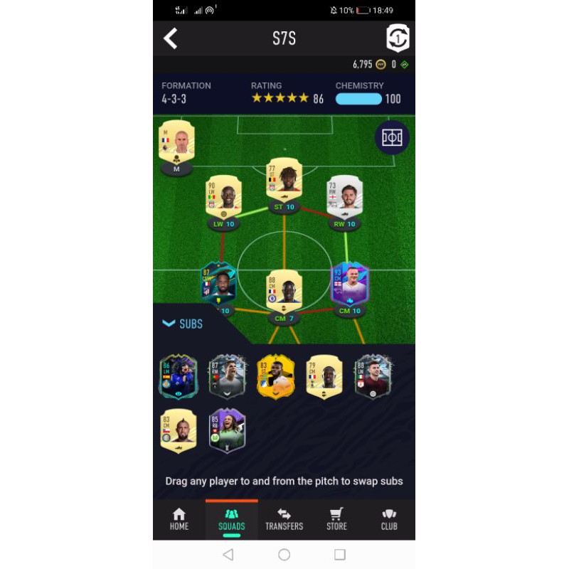 Akun FUT21 Ultimate team Fifa21 PS4